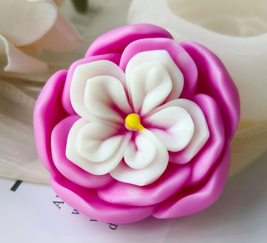 Molde Forma de Flores para Velones, Jabones, Comestibles y Reposteria