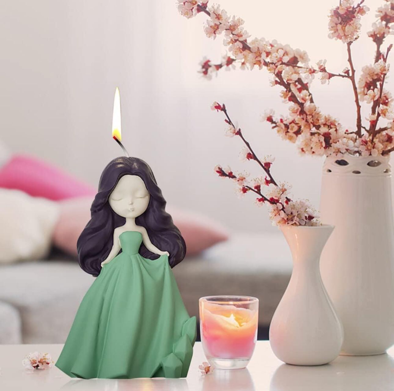 Molde de muñeca para velas