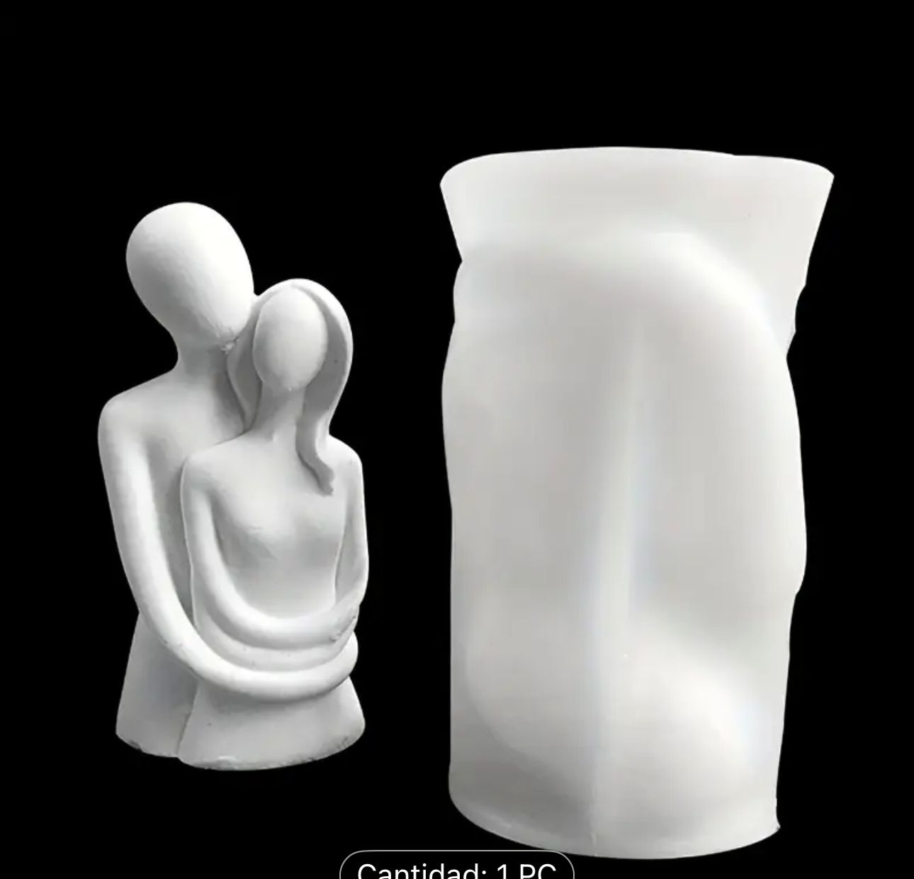 Molde de pareja para velas
