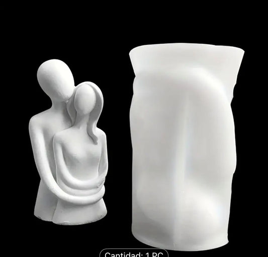 Molde de pareja para velas