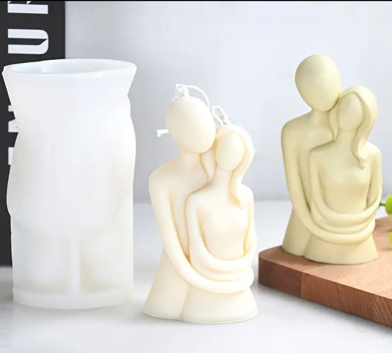 Molde de pareja para velas