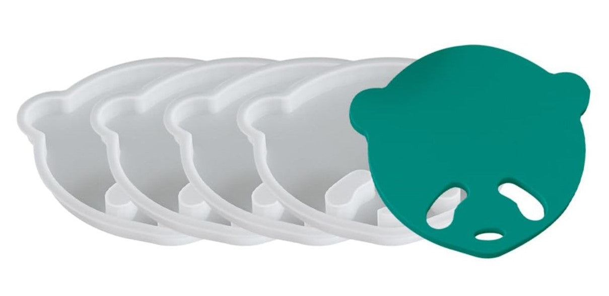 Set de porta vasos en forma de Panda