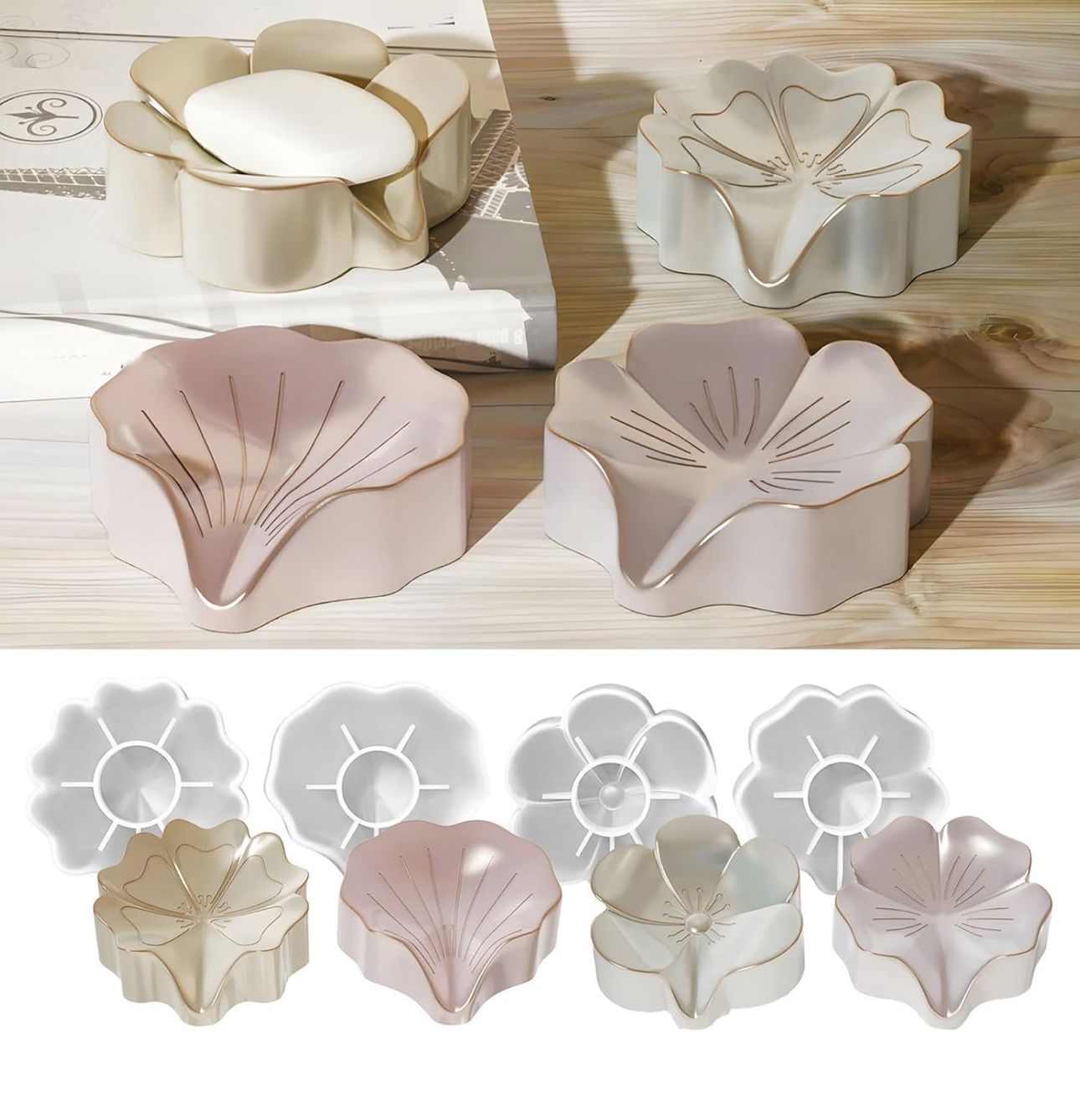 Molde de para Jaboneras con diferente diseños