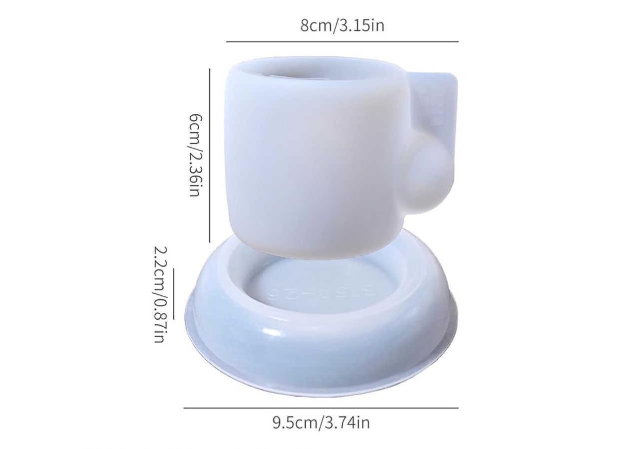 Molde de taza y platillo