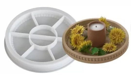 Molde ovalado para Porta Vasos o Bandejas pequenas de Joyero o joyas