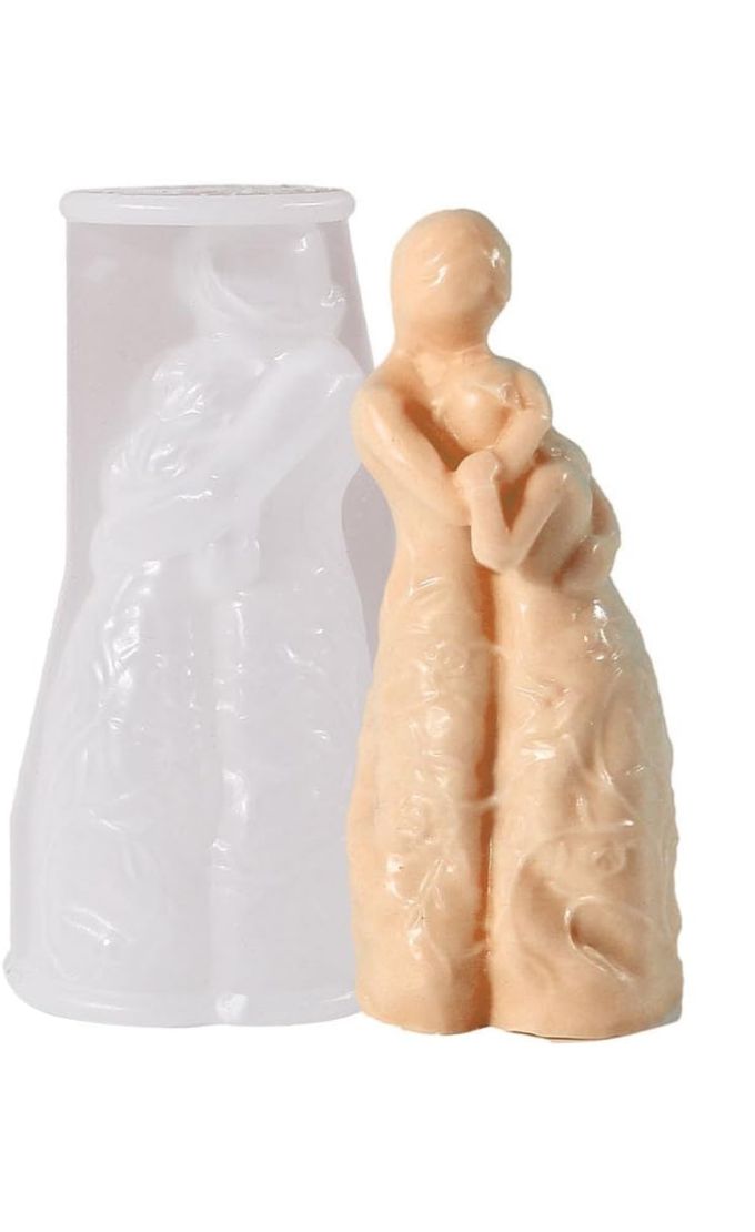 Molde de pareja para velas