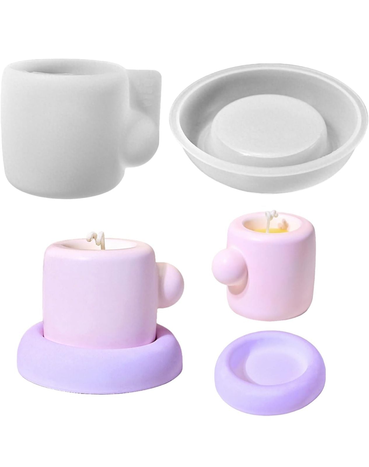 Molde de taza y platillo