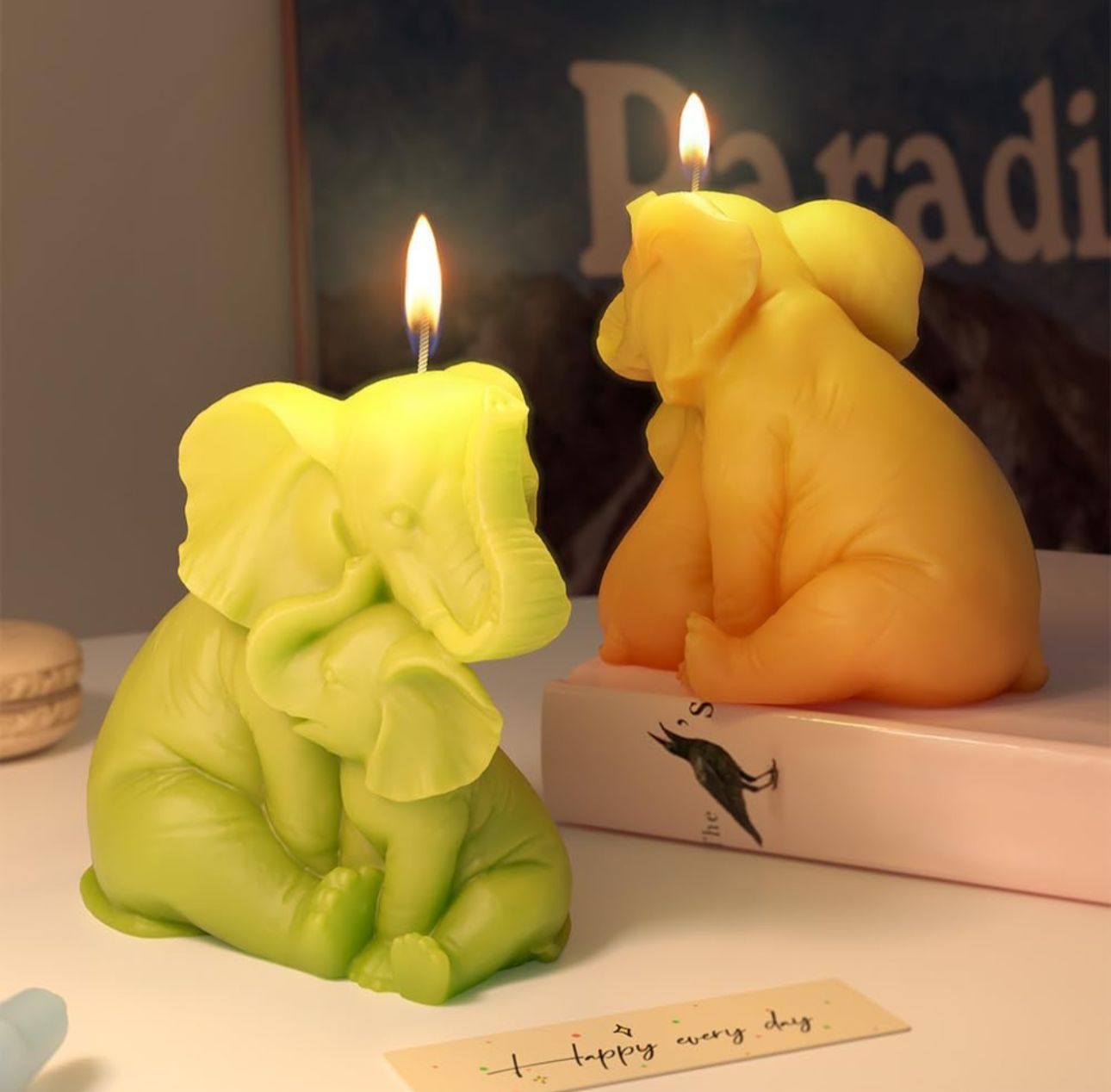 Moldes para Velas o adornos de Elefante