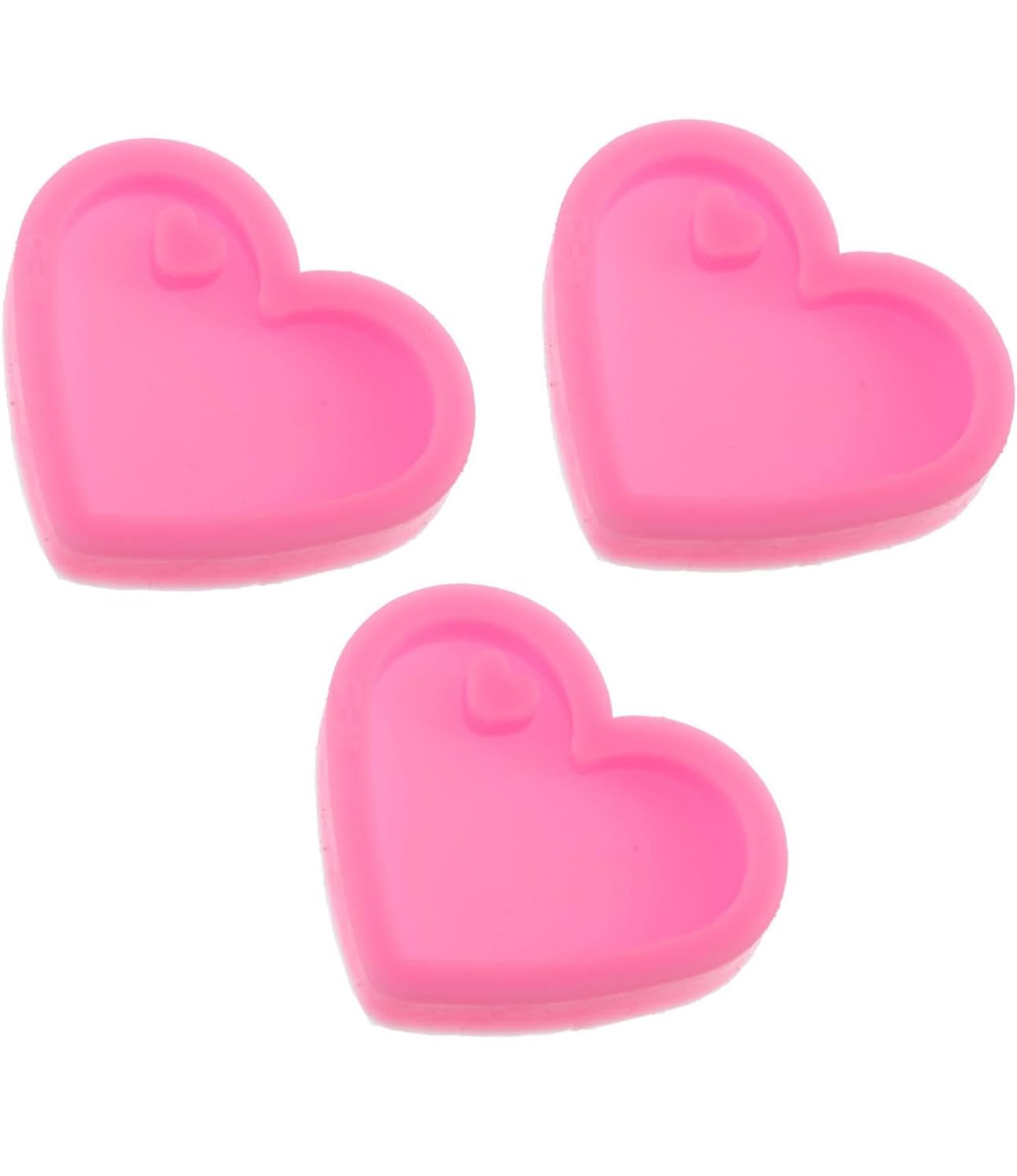 Molde rosado corazón profundo