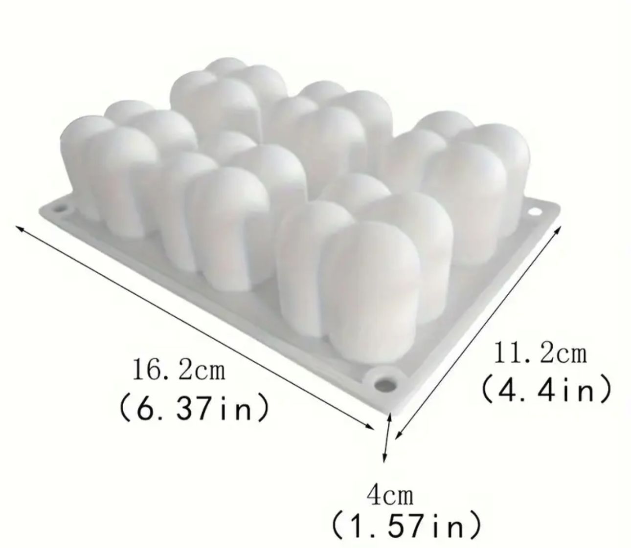 Molde para velones burbuja