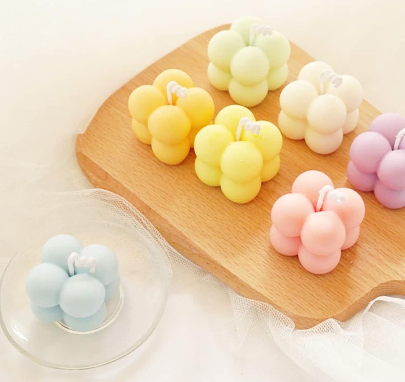 Molde para velones burbuja