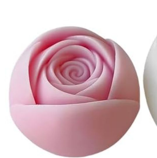 Molde para Velones y Jabones en Forma de Rosas