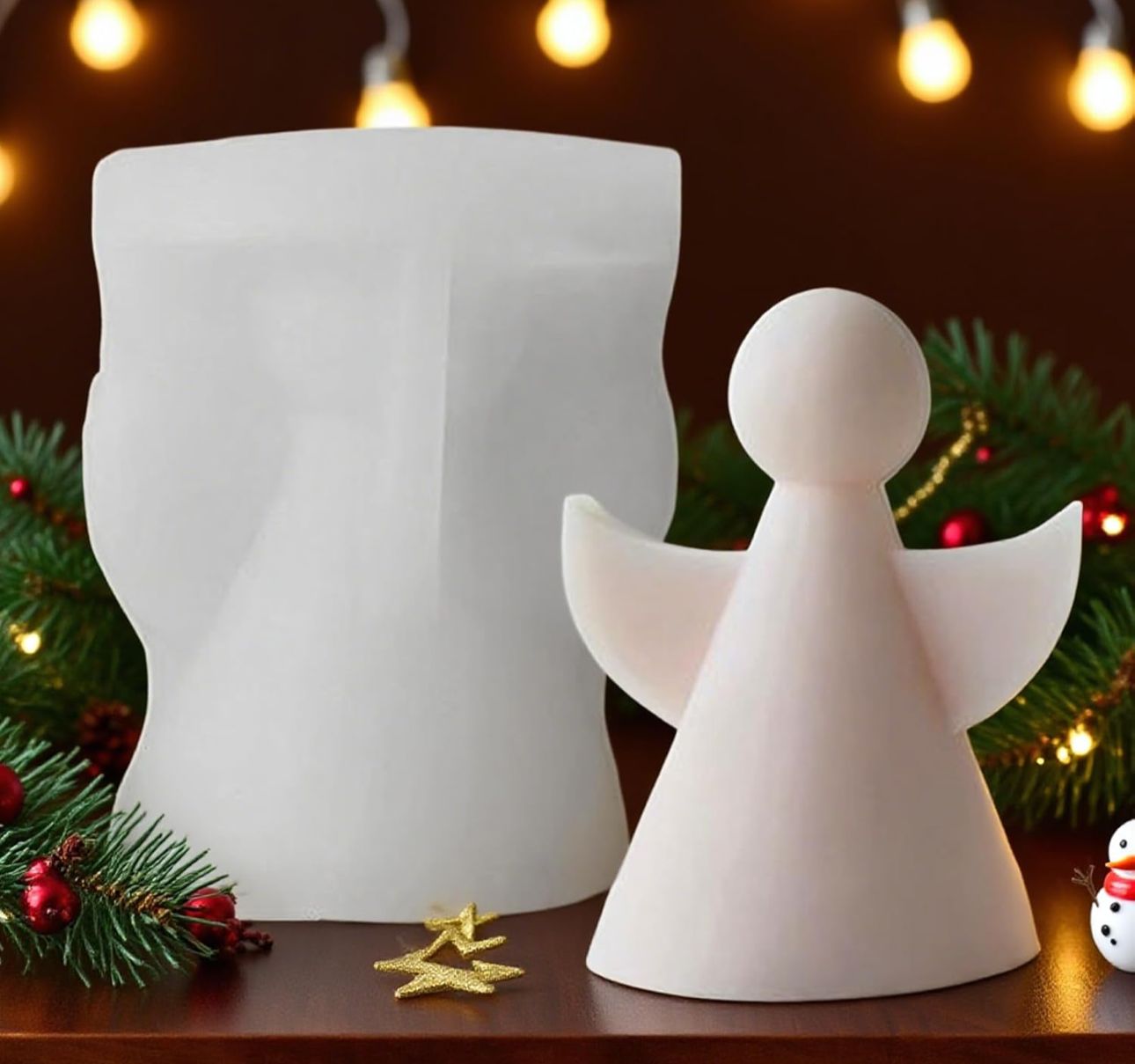 Molde de Angel para Velas y Decoraciones