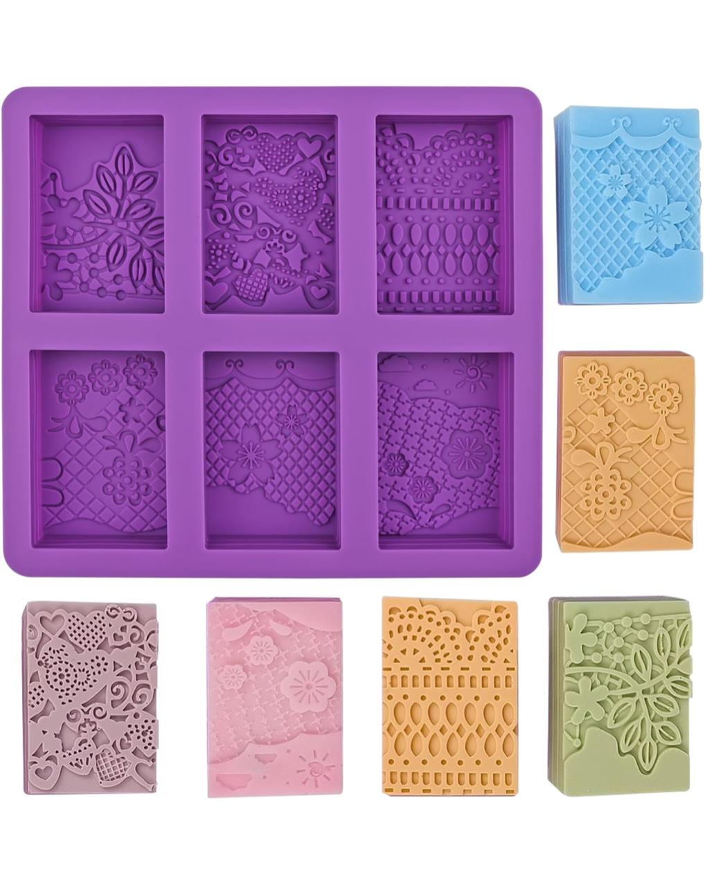 Molde para Jabones de 6 Cavidades