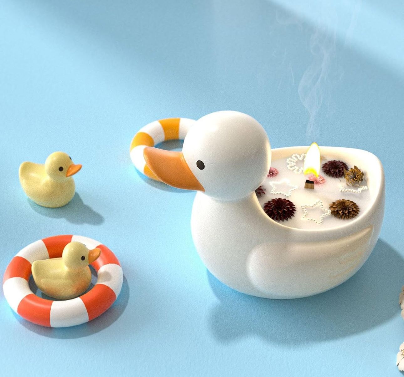 Molde de Patos para Velas, Adornos, Maceteros y Decoración Patitos