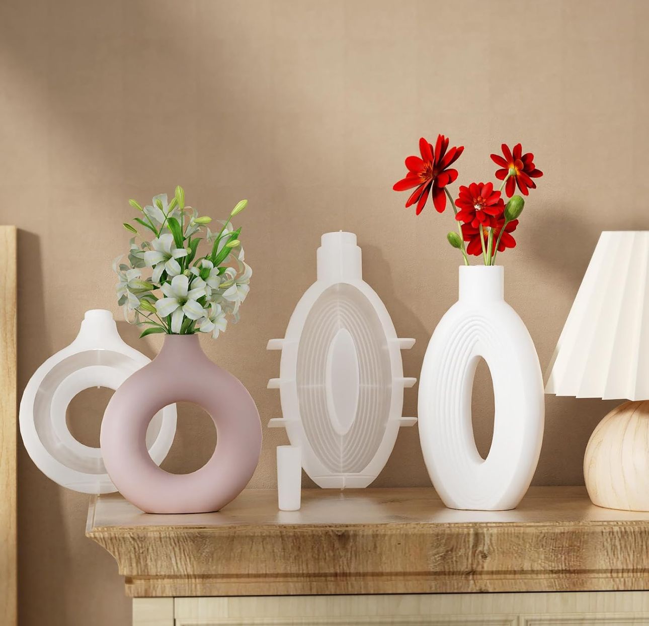 Molde de Maceteros y Tarros (Jarrón) para decoraciones