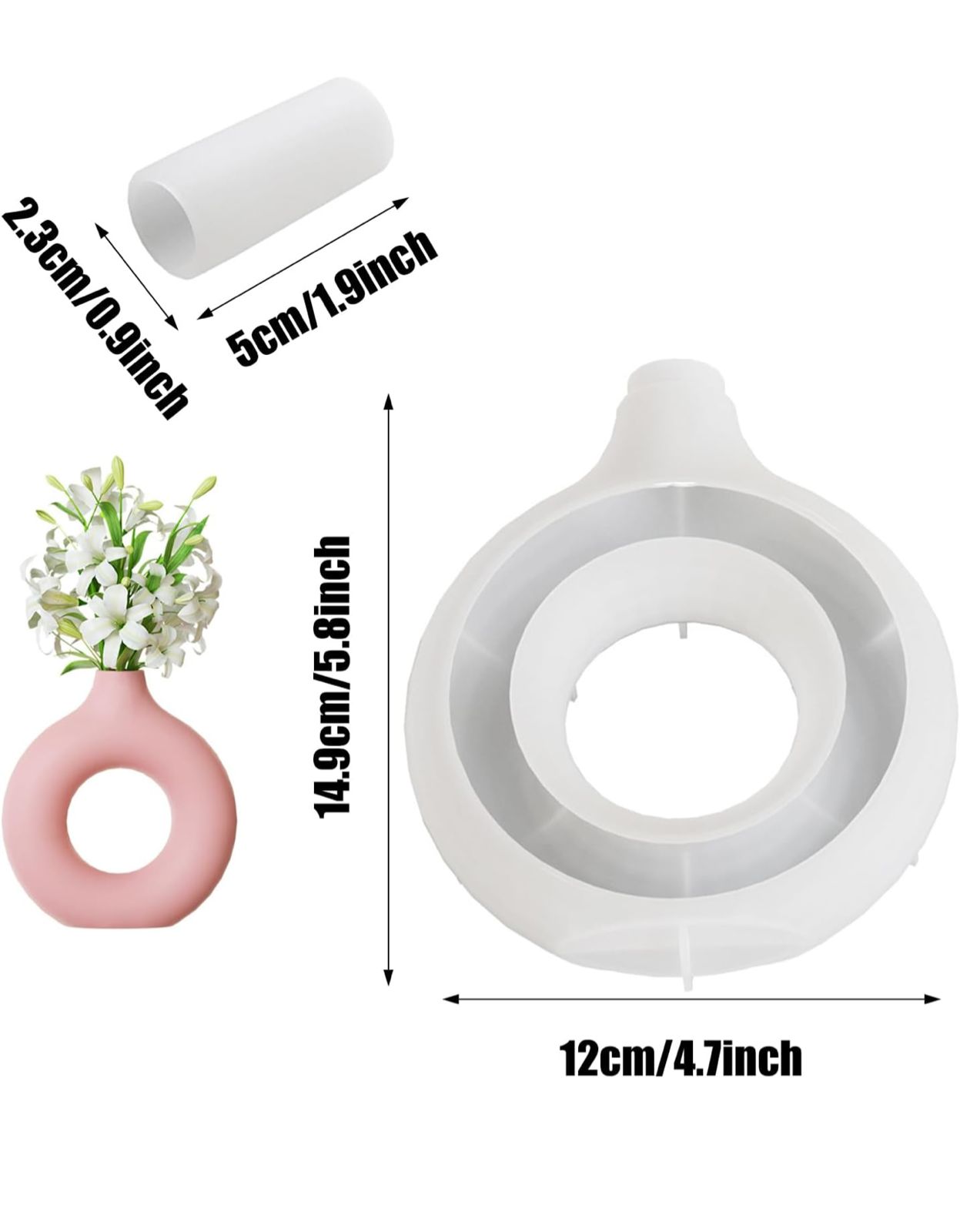 Molde de Maceteros y Tarros (Jarrón) para decoraciones