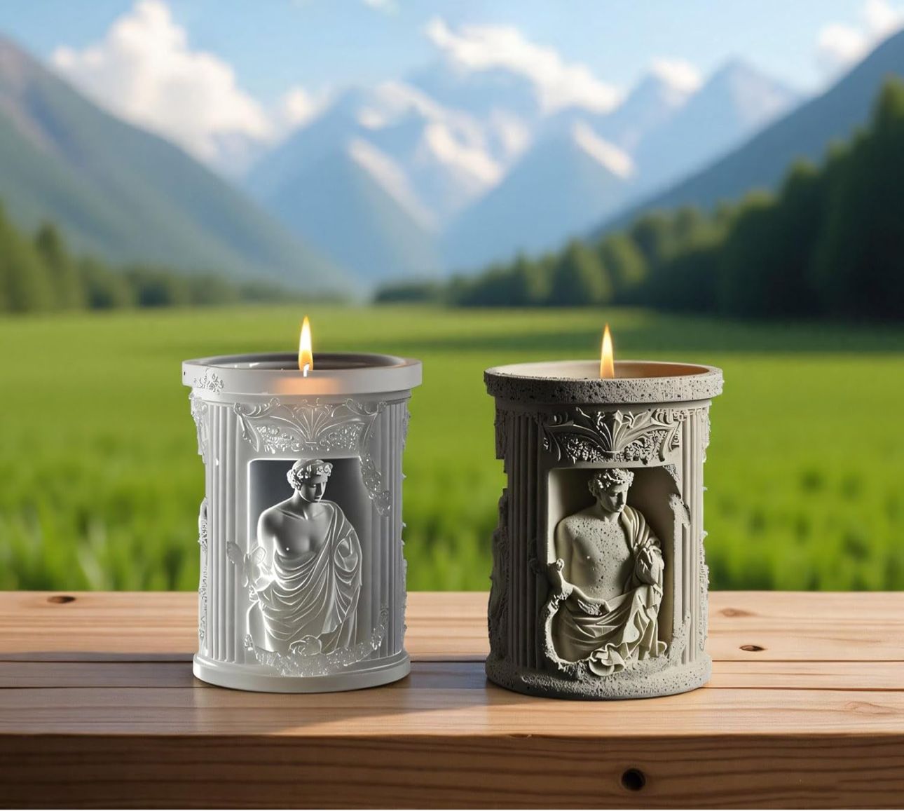 Molde para Maceteros, Tarros, Vela y Decoración Miguel Angel