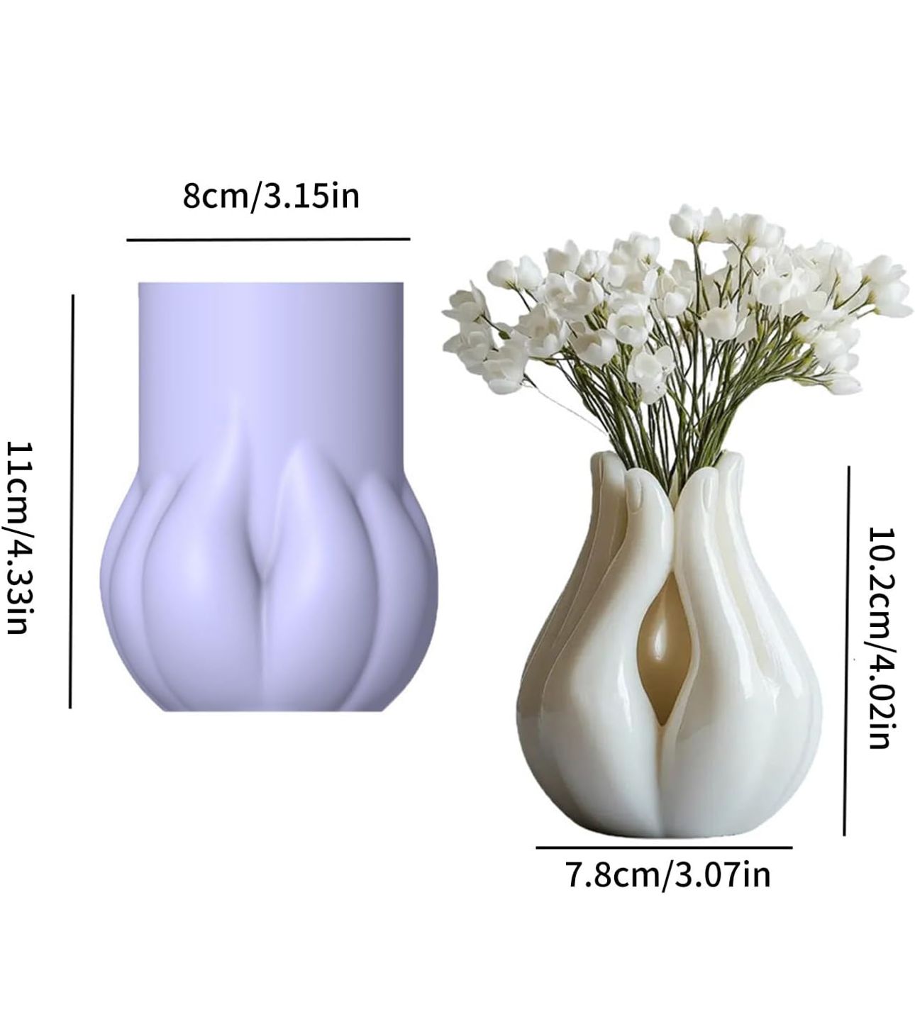 Molde para Maceteros, Tarros, Vela y Decoración