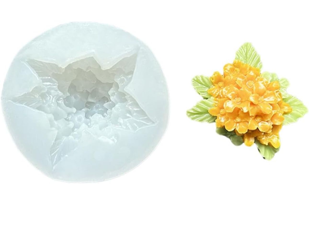 Molde para Velones y Jabones en Forma de Rosas