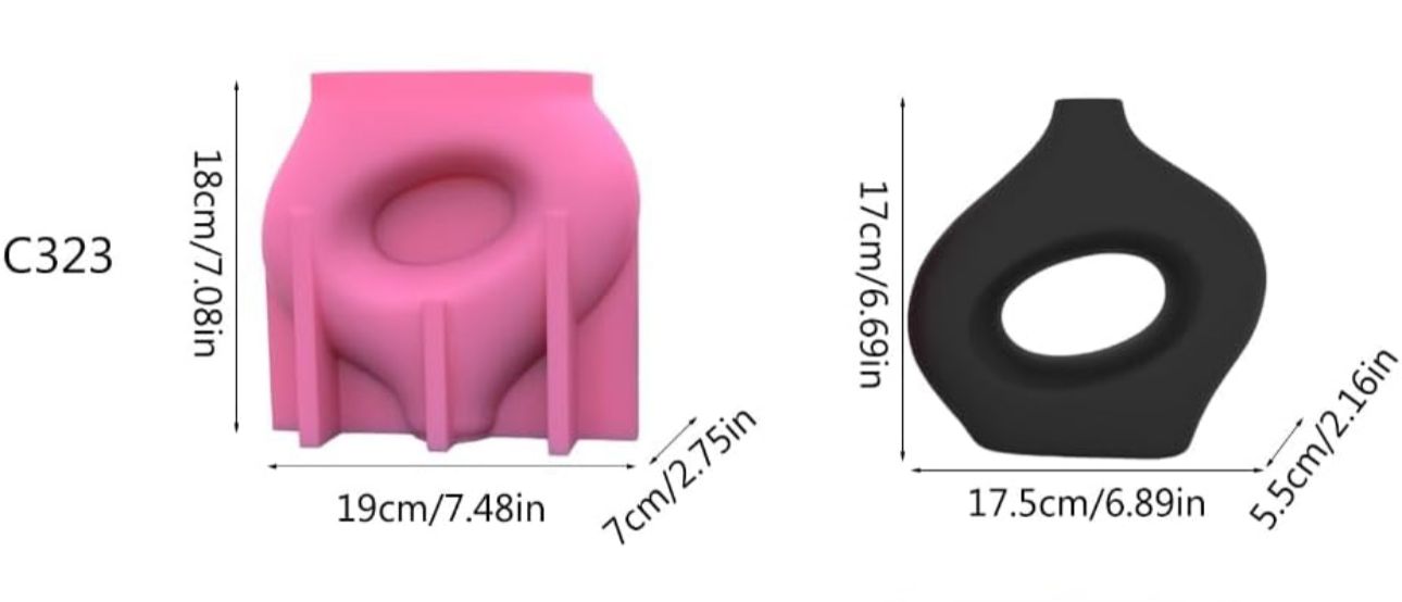 Molde de Maceteros y Tarros (Jarrón) para decoraciones