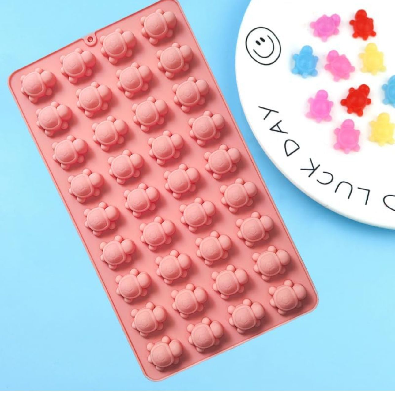 Molde de Tortugas para Jabones Artesanales, Comestibles, Chocolate y Bizcocho