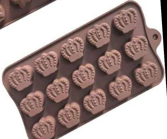 Molde de Corona Reyna para Jabones Artesanales, Comestibles, Chocolate y Bizcocho