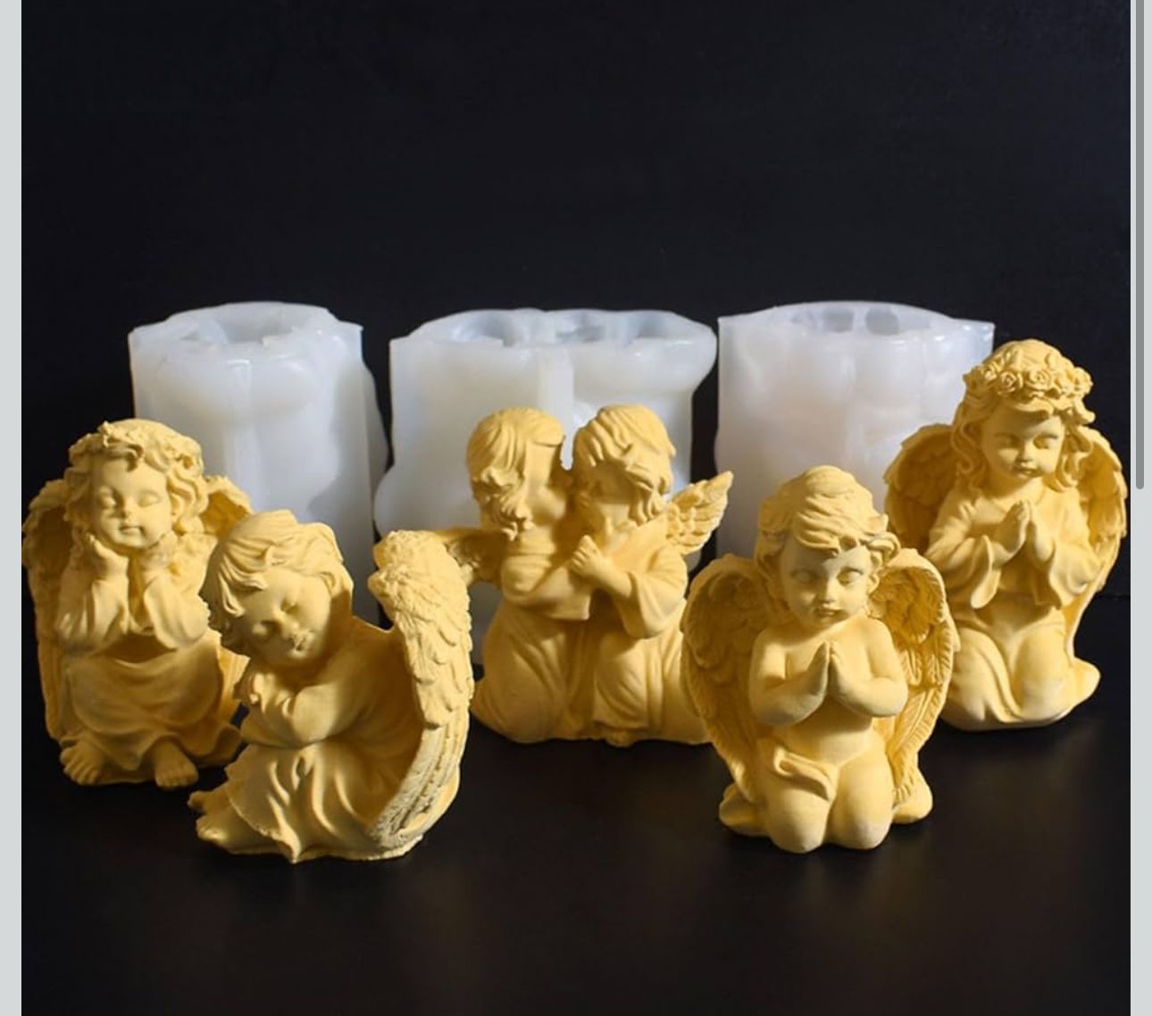 Molde de Angel para Velas y Decoraciones