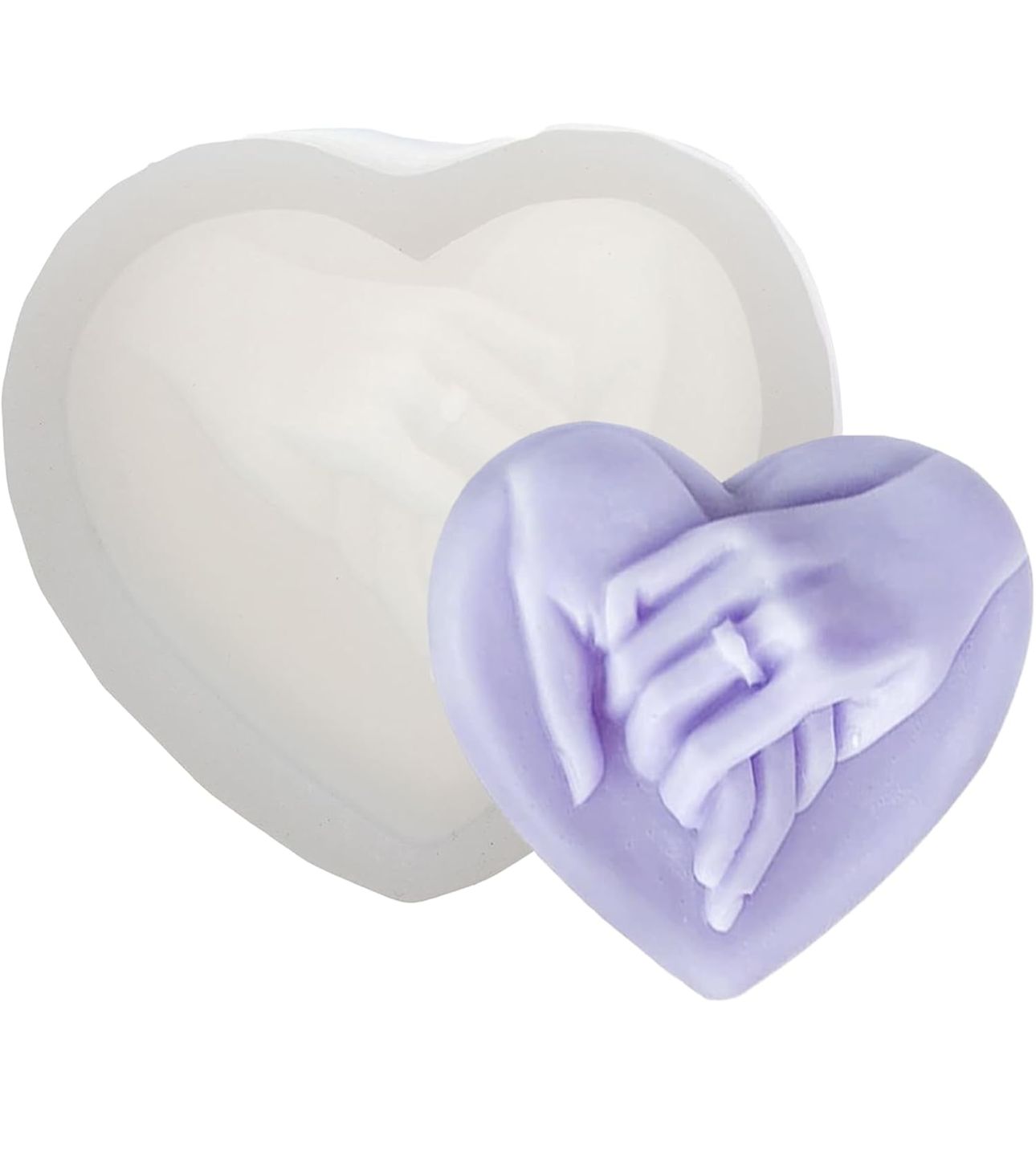 Molde de Vela y Jabones para Decoracion de bodas manos con anillo