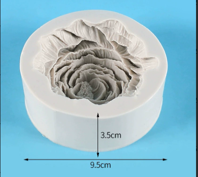 Molde para Velones y Jabones en Forma de Rosas