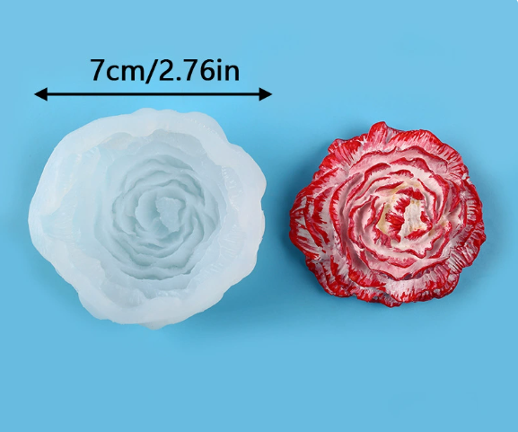 Molde para Velones y Jabones en Forma de Rosas