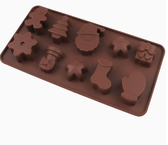 Molde de Navidad para Galletas, Jabones Artesanales, Comestibles, Chocolate y Bizcocho