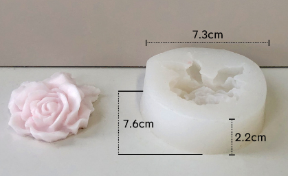 Molde para Velones y Jabones en Forma de Rosas