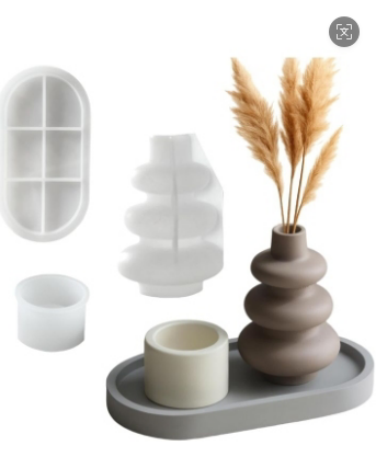 Moldes de Bandeja Decortativas para Resina Ecologica y Yeso