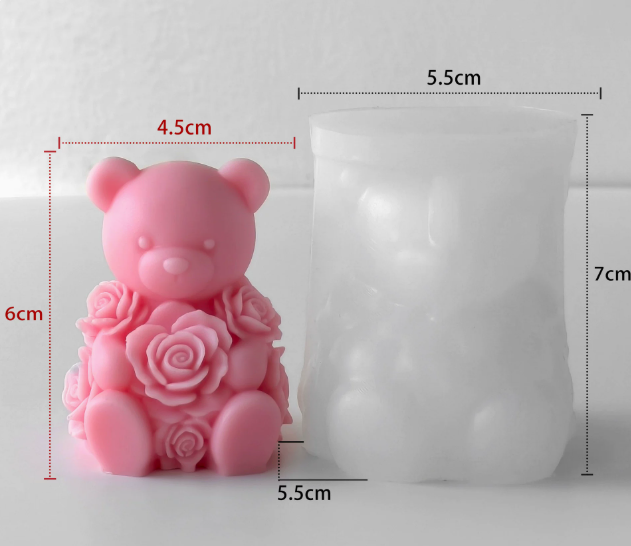 Molde de Ositos para Velones y Jabones Moldes de OSO