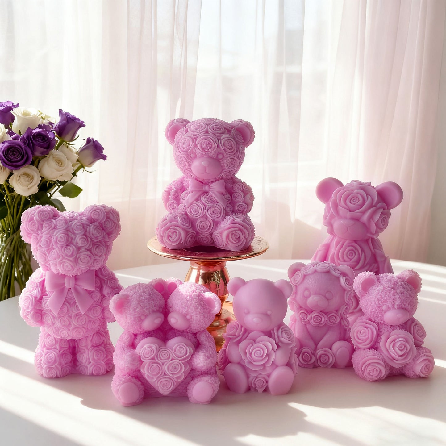 Molde de Ositos para Velones y Jabones Moldes de OSO