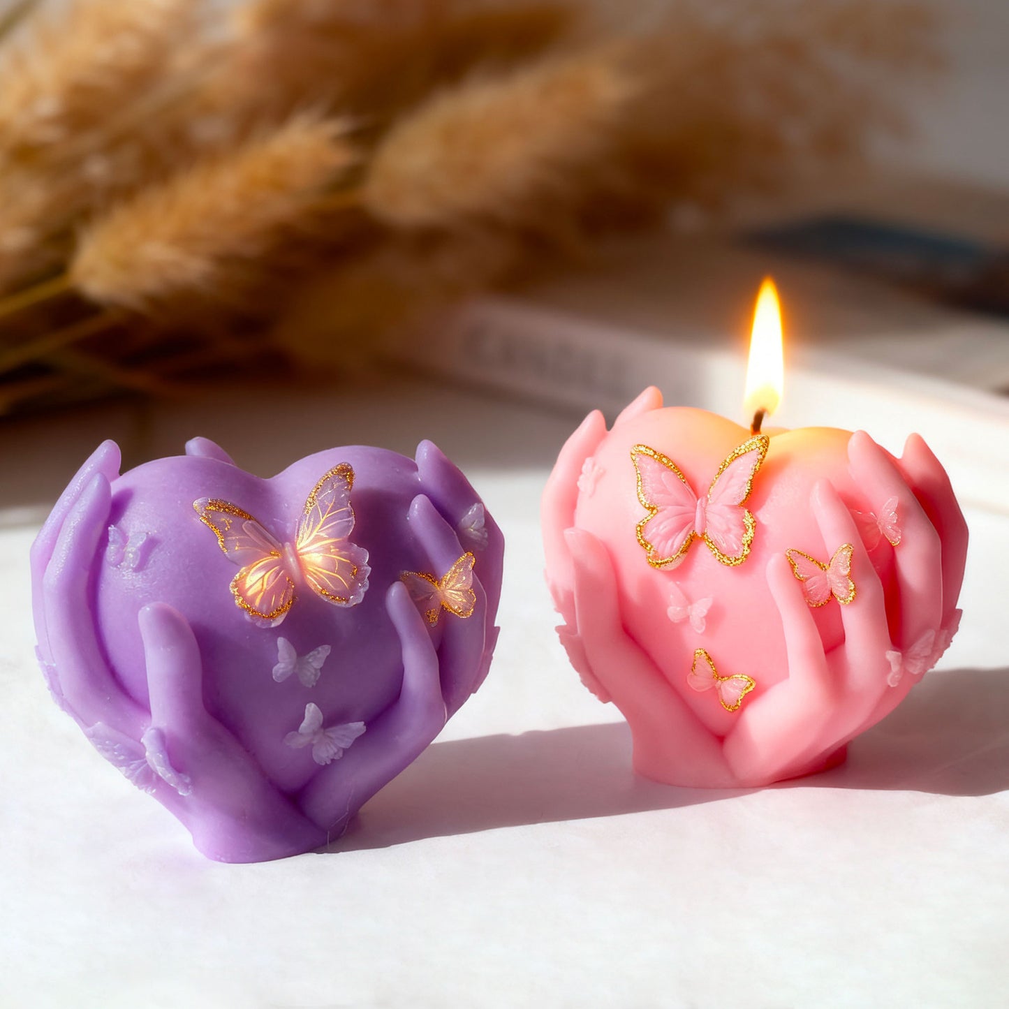 Molde de Corazón para Velas y Decoración