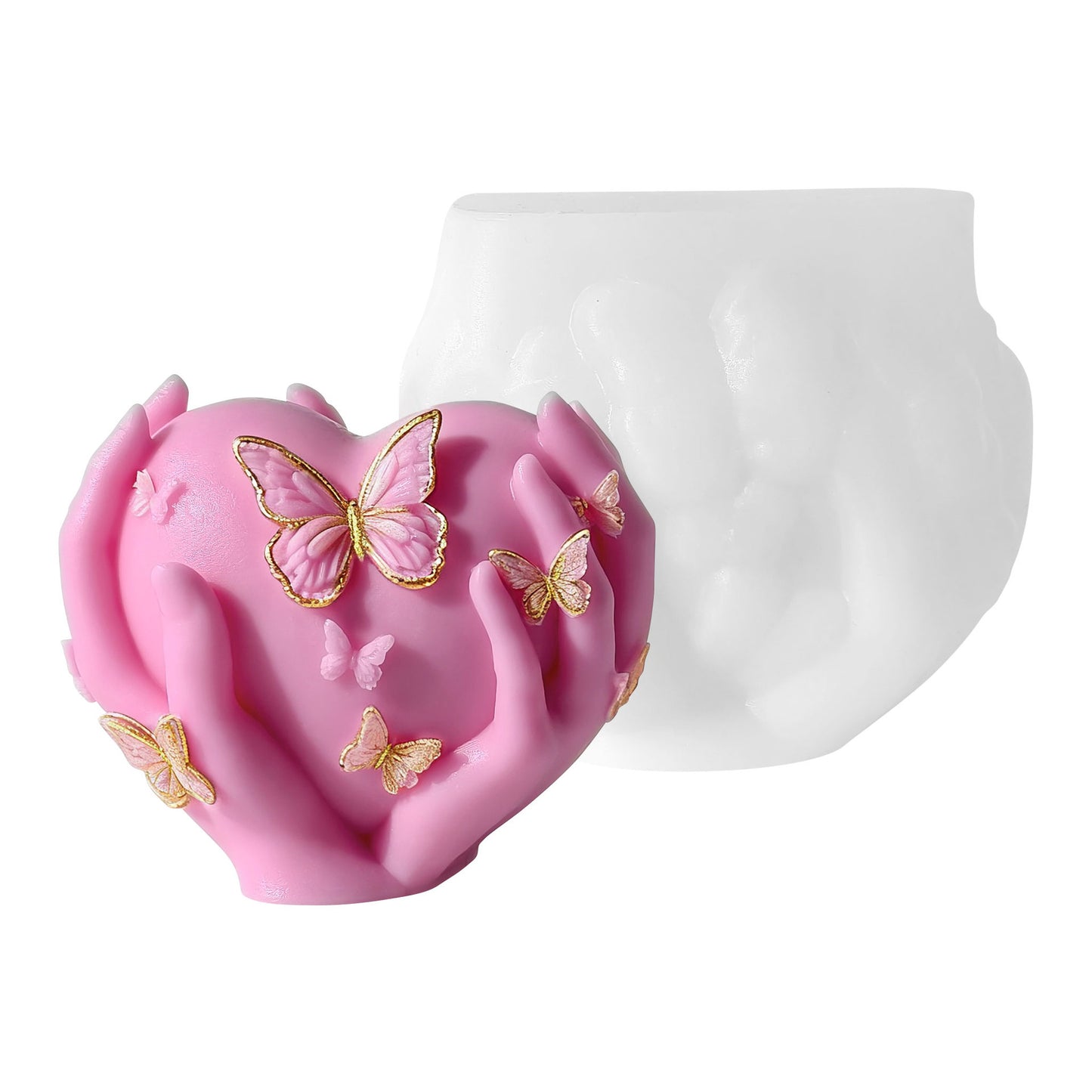 Molde de Corazón para Velas y Decoración
