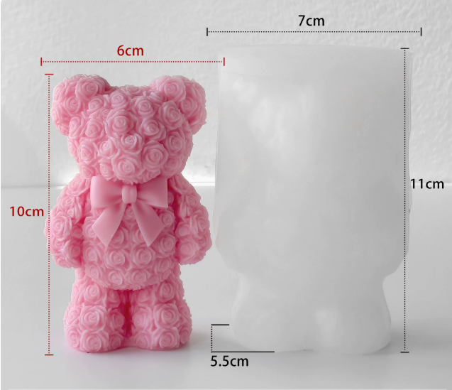 Molde de Ositos para Velones y Jabones Moldes de OSO
