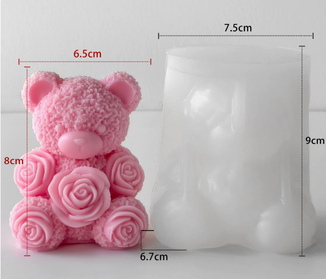 Molde de Ositos para Velones y Jabones Moldes de OSO