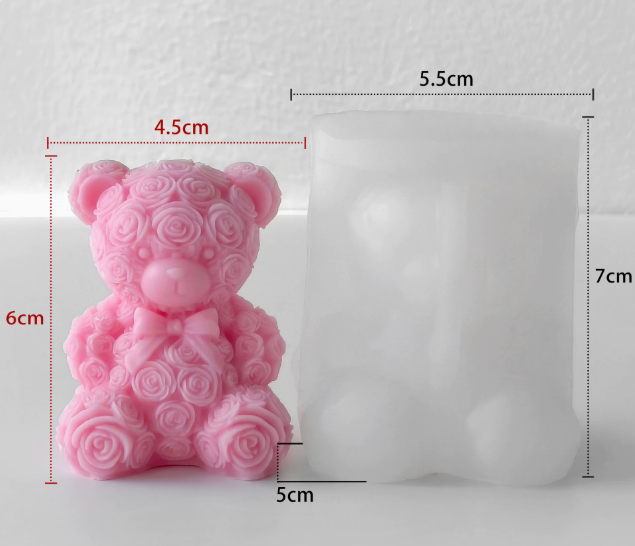 Molde de Ositos para Velones y Jabones Moldes de OSO