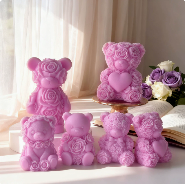 Molde de Ositos para Velones y Jabones Moldes de OSO