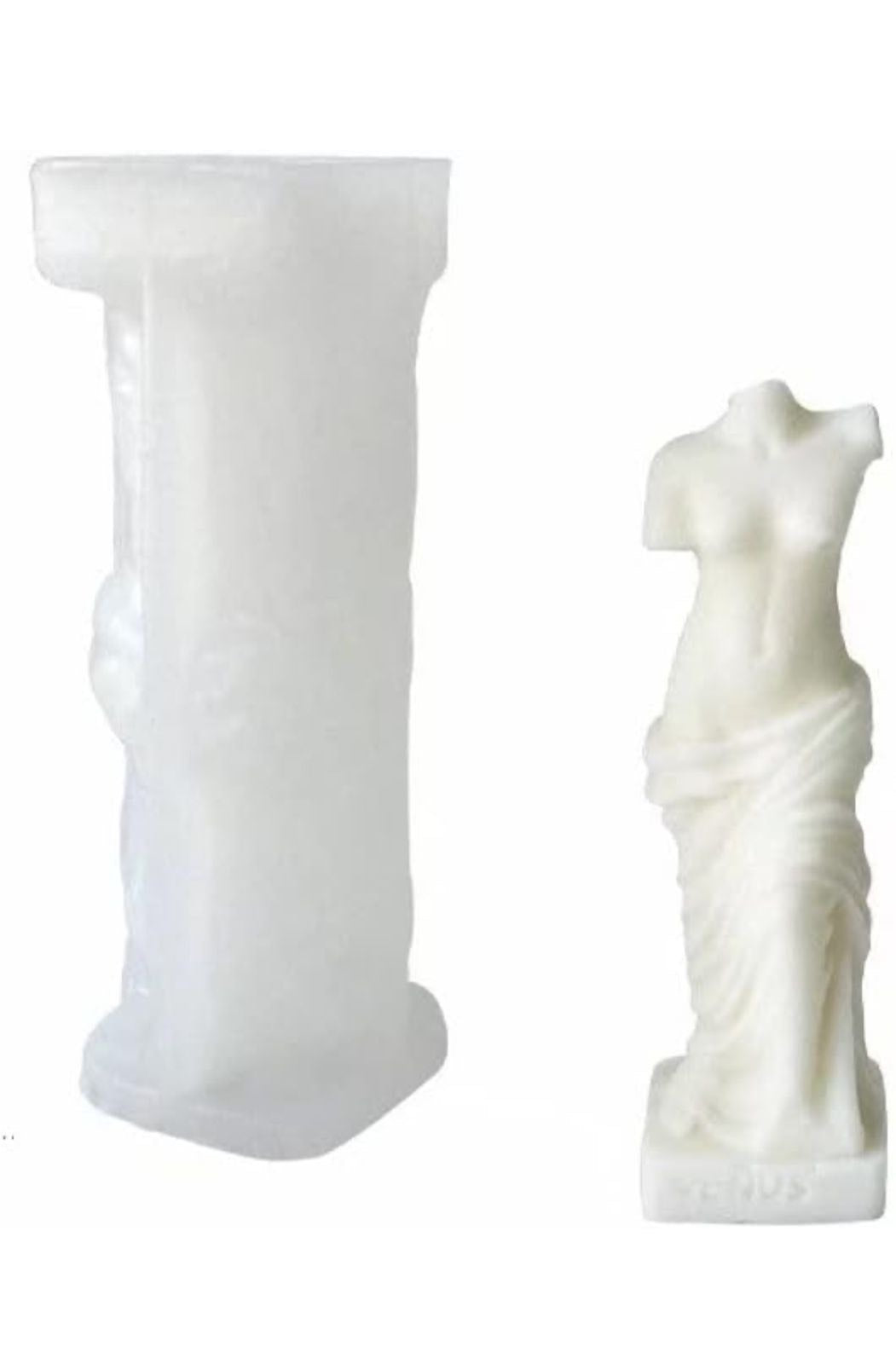 Molde de Columna Romana para velas, bases y adornos