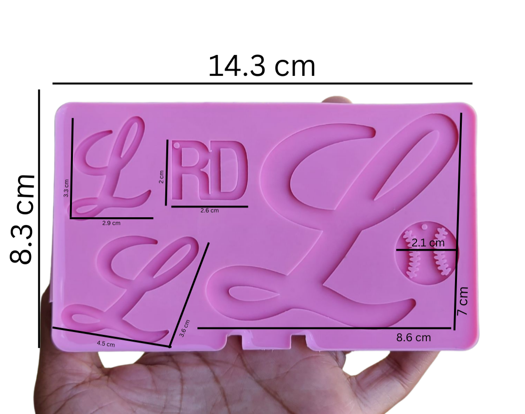 Moldes para Dijes de Llaveros personalizados