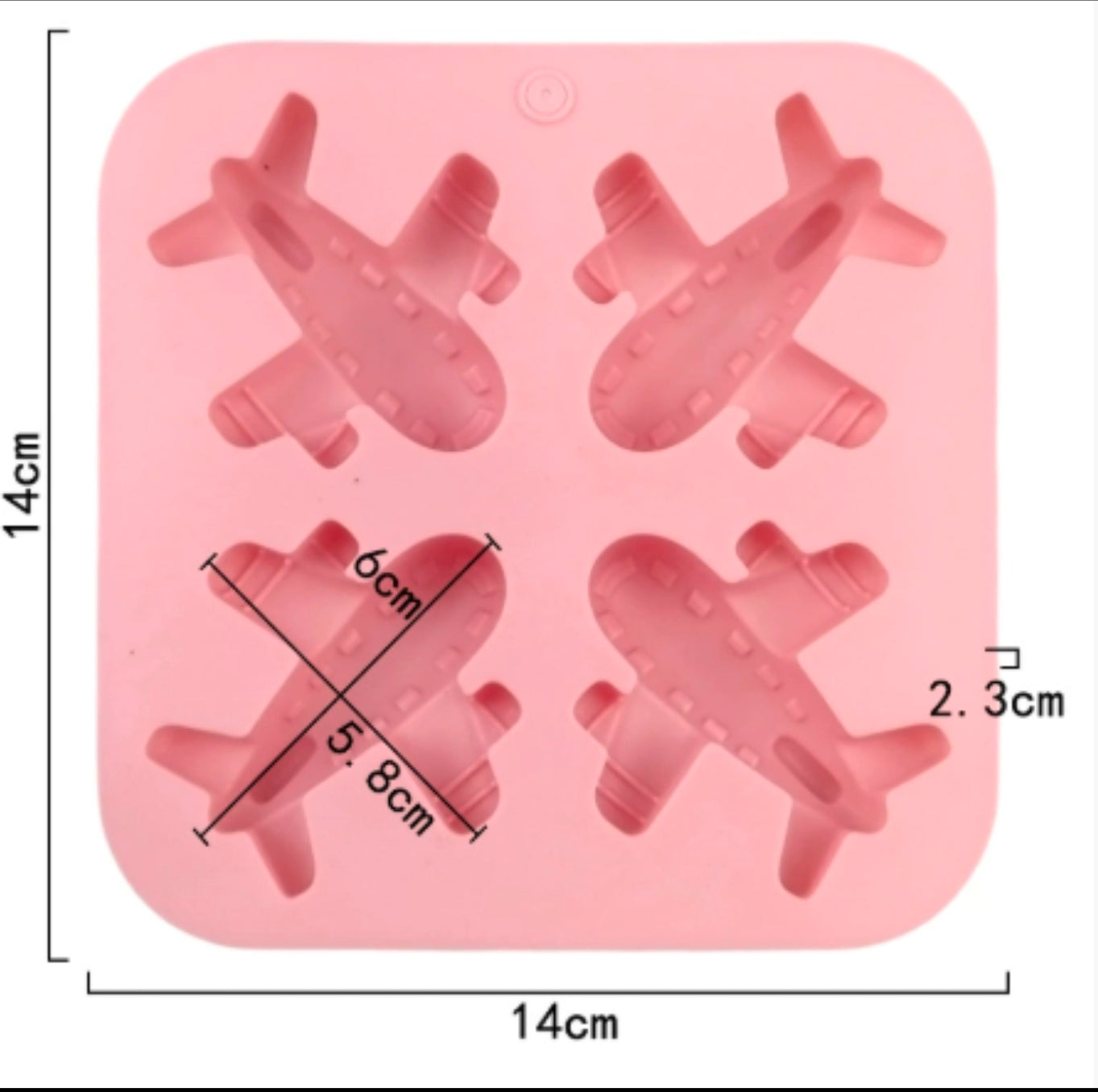 Moldes de Avion para Jabones, Comestibles, Chocolate y Bizcocho