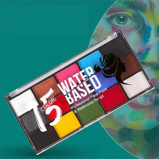 Pintura a base de agua para Cara y Cuerpo 15 Colores Water Base Face Paint