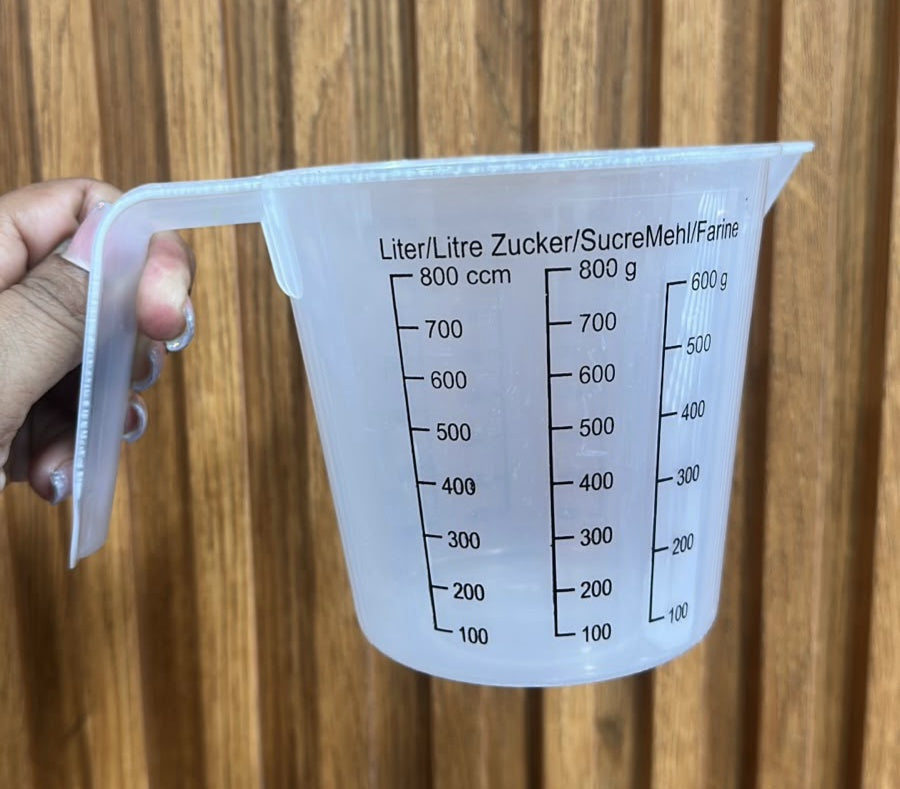 Vasos Medidores con Agarradera para Velas, Jabones y Resina