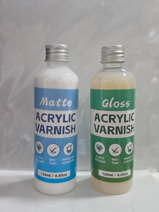 Barniz a Base de Agua Terminación, Sellado y Brillo 4 onza (120ml)