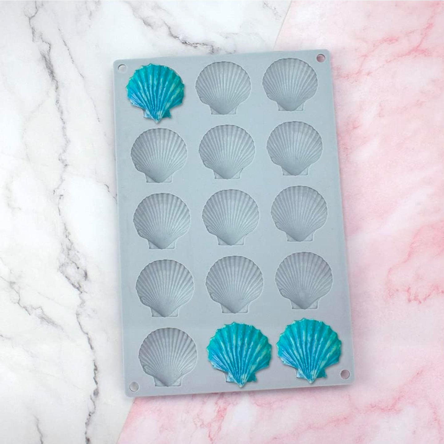 Molde de Concha para Velones, Jabones, Comestibles, Chocolate y Bizcocho