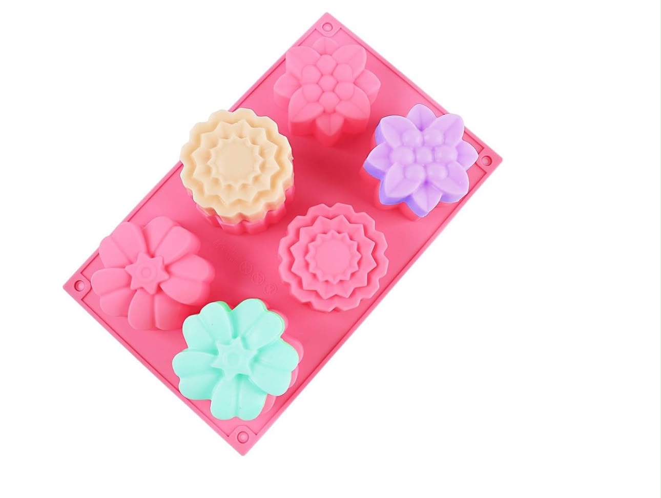 Molde de Rosas para Jabones, Comestibles, Chocolate y Bizcocho